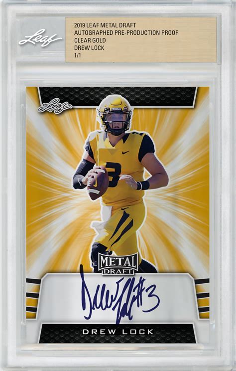 2019 leaf metal draft football jumbo box|2019 LEAF METAL DRAFT FOOTBALL HOBBY JUMBO BOX.